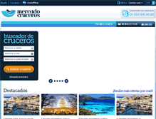 Tablet Screenshot of mercadocruceros.com